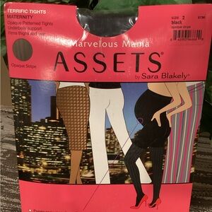 ASSETS by Sara Blakely Black Maternity Tights